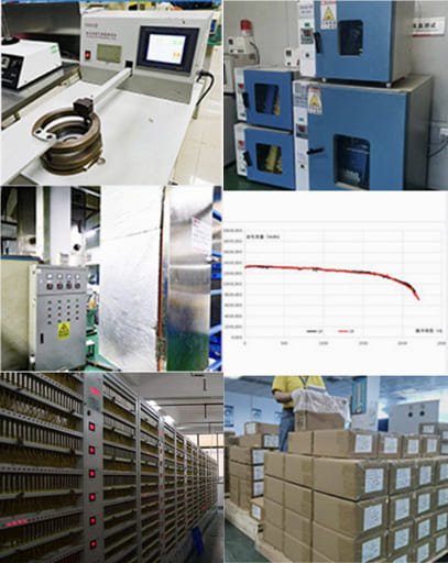 Inspección de calidad de la batería NiMH