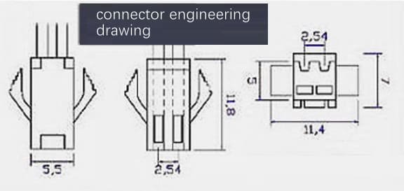 connector engineering drawing
